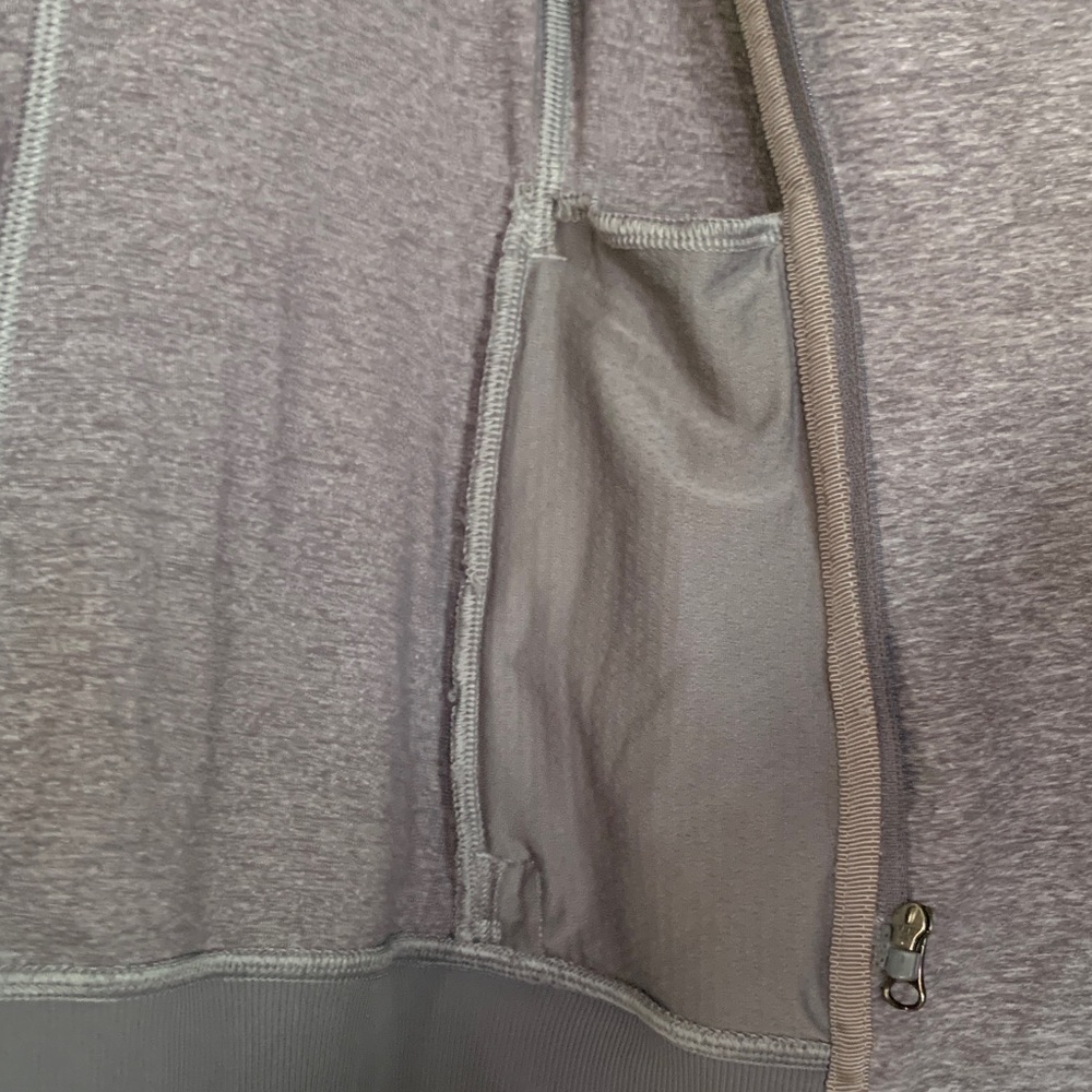 Lululemon Athletica Light Charcoal Asymmetrical Jacket - Picture 10 of 16